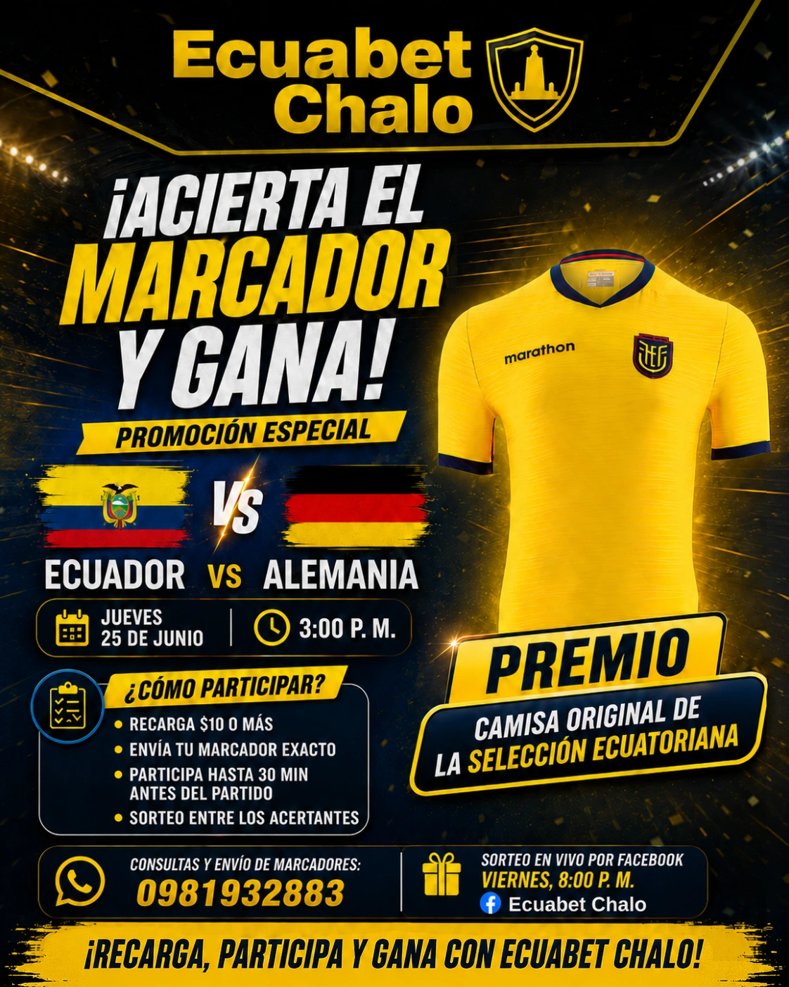 Ecuador vs Alemania