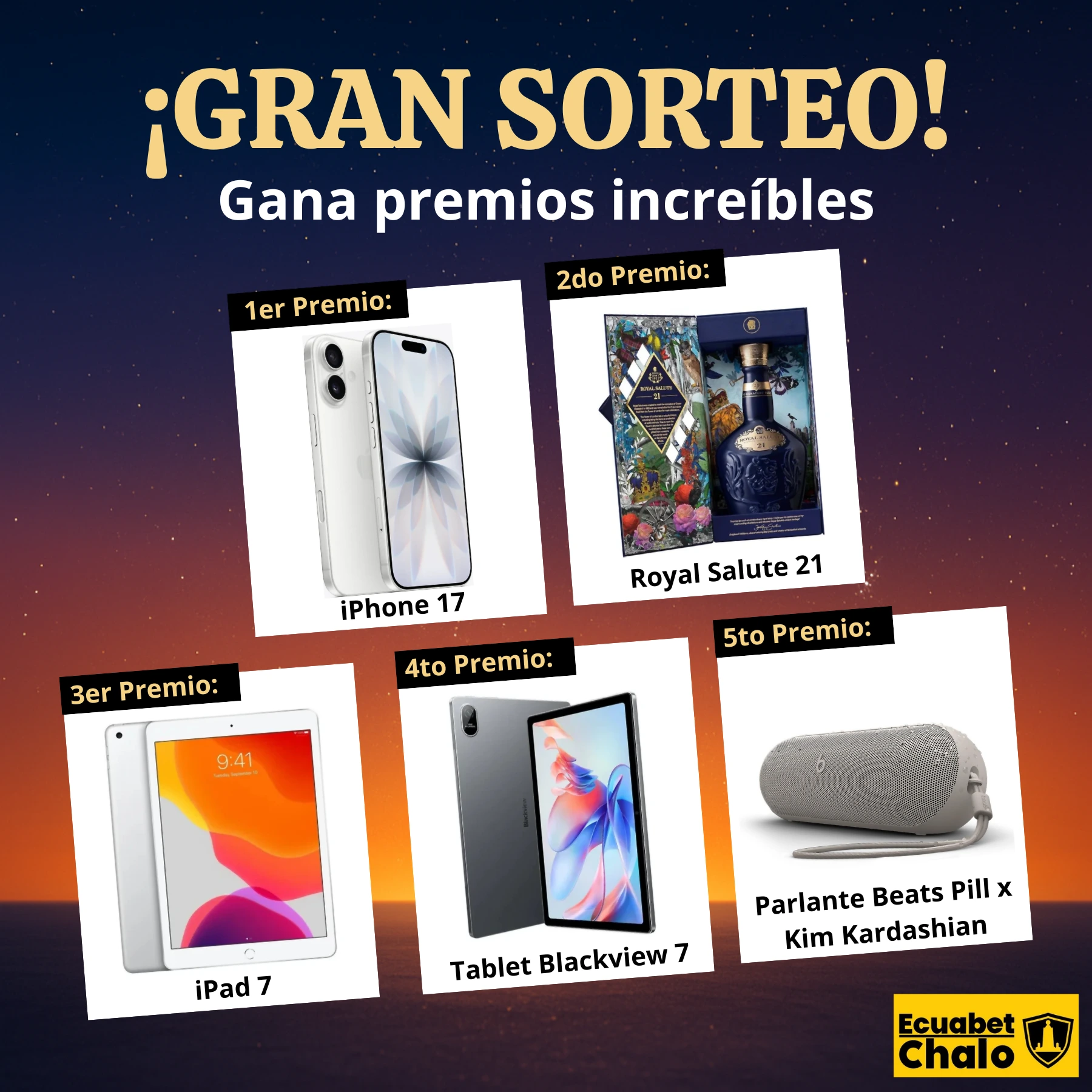 Premio del Sorteo - Smart TV 4K