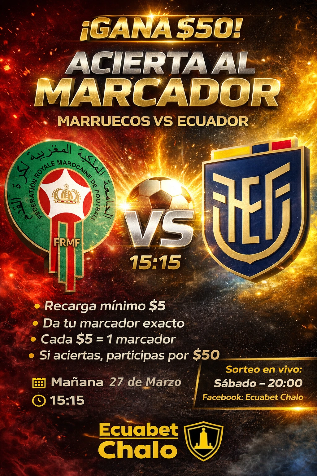 Marruecos vs Ecuador